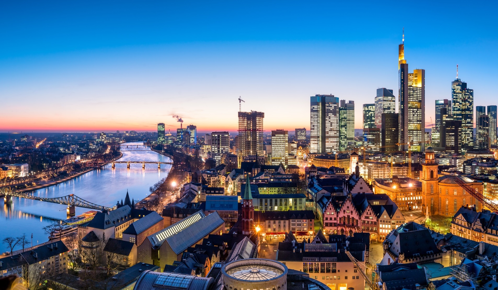 Frankfurt Skyline Night